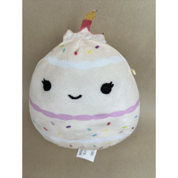 Squishmallows Dorina Birthday Cake Candle Plush Stuffed Toy 7” Official Kellytoy - Picture 1 of 7